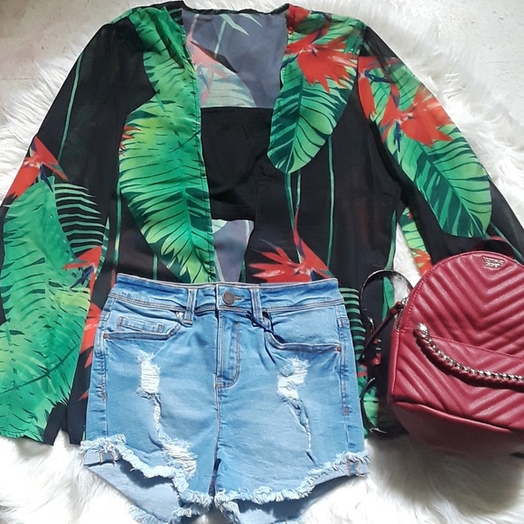 SOLD OUT 🐦of Paradise Swimsuit & Coverup Set XL - Picture 3 of 8